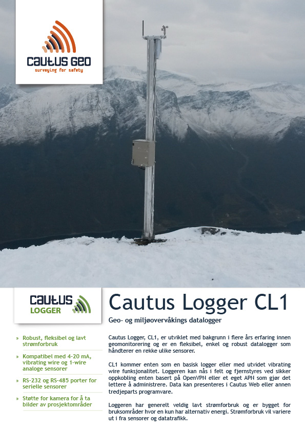 Produktark_Cautus Logger CL1