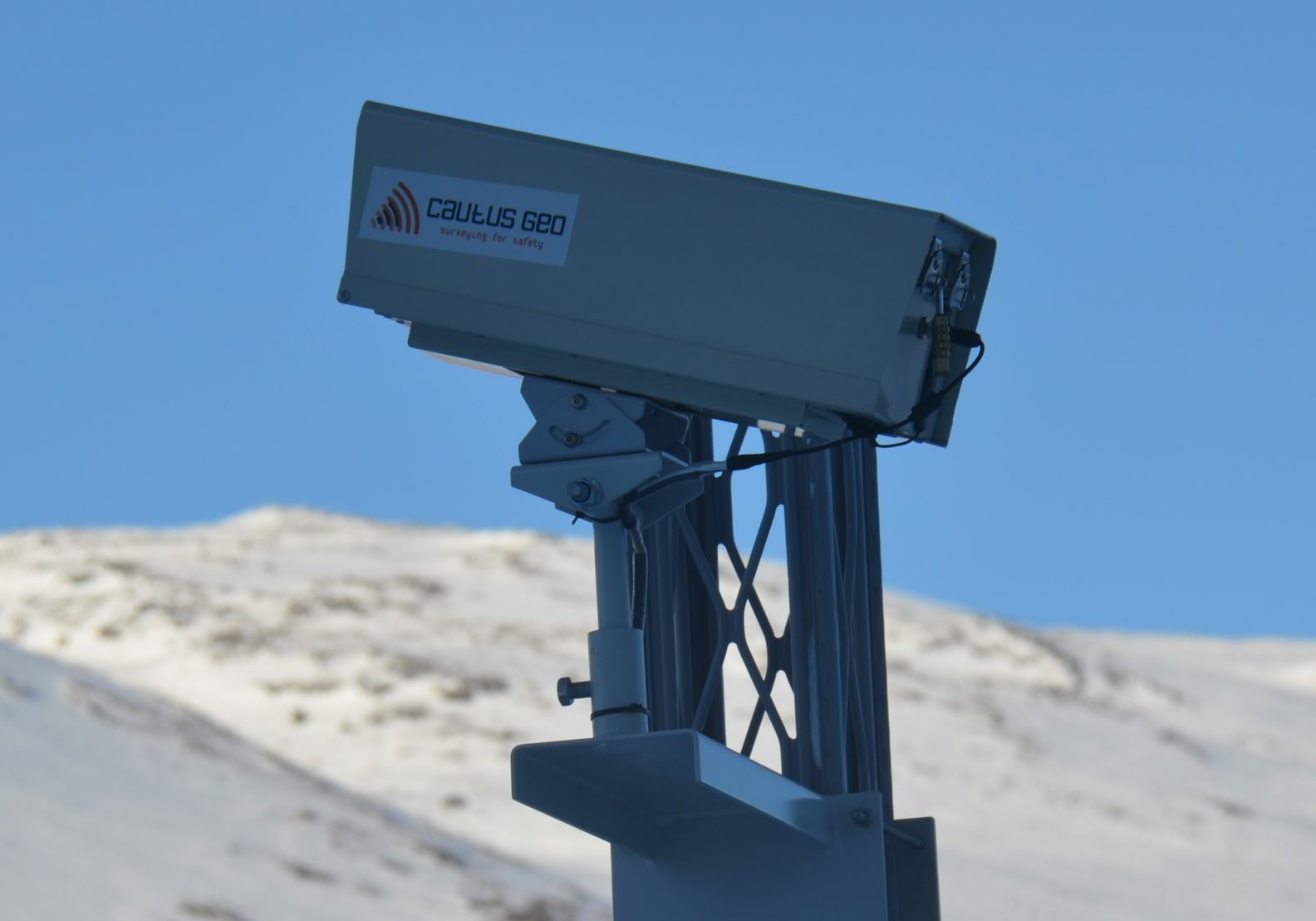 cautus kamera fjernovervåking fanger fjellsprenging, snøskred og mer